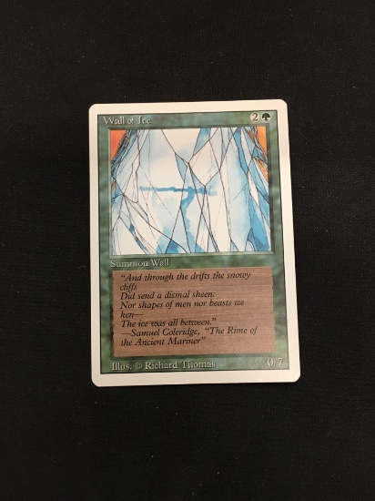 MTG Magic the Gathering Wall of Ice Revised Vintage Card