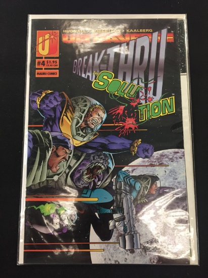 Ultraverse Break-Thru The Solution #4-Malibu Comic Book