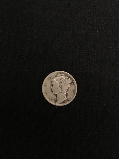 1939 United States Mercury Dime - 90% Silver Coin