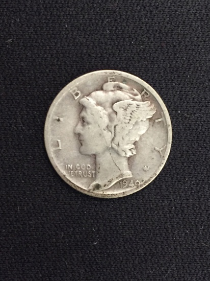 1930-D United States Mercury Dime - 90% Silver Coin