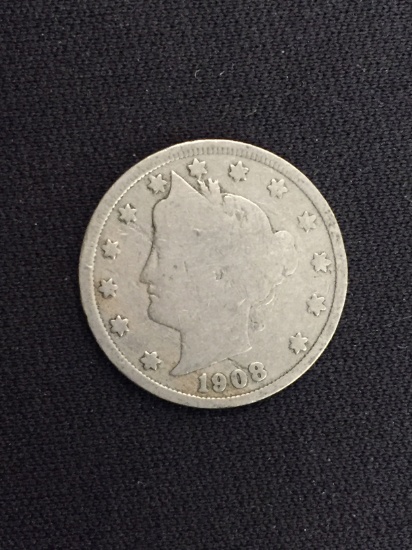 1908 United States Liberty V Nickel