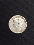 1944 United States Mercury Dime - 90% Silver Coin