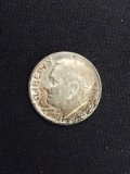 1958-D United States Roosevelt Dime - 90% Silver Coin