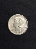 1944-D United States Mercury Dime - 90% Silver Coin