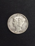 1943 United States Mercury Dime - 90% Silver Coin