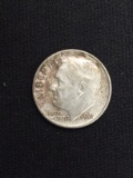 1961 United States Roosevelt Dime - 90% Silver Coin