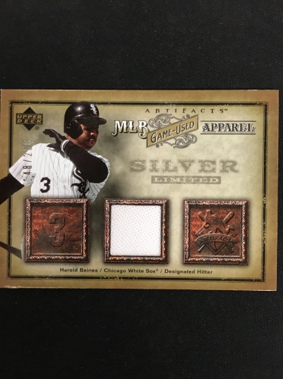 2006 Upper Deck Artifacts Harold Baines White Sox Jersey Card /250