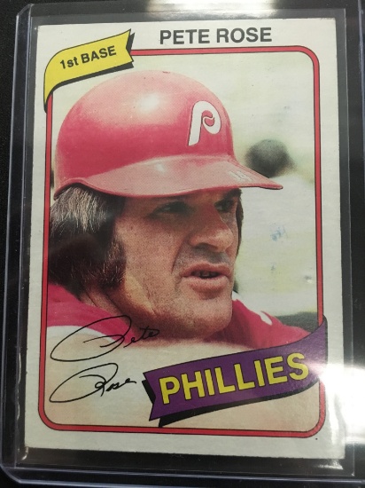 1980 Topps #540 Pete Rose Phillies Vintage Baseball Card
