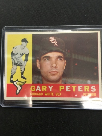 1960 Topps #407 Gary Peters White Sox Vintage Baseball Card