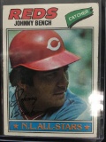 1977 Topps #70 Johnny Bench Reds Vintage Baseball Card
