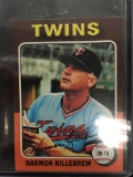 1975 Topps Mini #640 Harmon Killebrew Twins Vintage Baseball Card