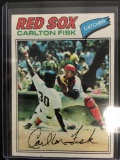 1977 Topps #640 Carlton Fisk Red Sox Vintage Baseball Card