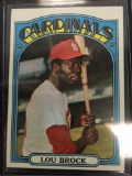 1972 Topps #200 Lou Brock Cardinals Vintage Baseball Card