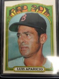 1972 Topps #313 Luis Aparicio Red Sox Vintage Baseball Card