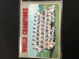 1970 Topps #1 New York Mets Team Card World Champs Vintage Baseball Card
