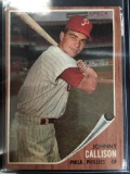 1962 Topps #17 Johnny Callison Phillies Vintage Baseball Card