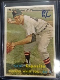 1957 Topps #301 Sam Esposito White Sox Rookie Vintage Baseball Card