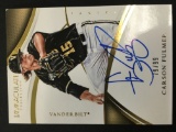 2015 Panini Immaculate Collection Carson Fulmer Rookie Autograph Baseball Card /99