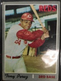 1970 Topps #380 Tony Perez Reds Vintage Baseball Card