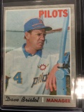 1970 Topps #556 Dave Bristol Seattle Pilots Vintage Baseball Card