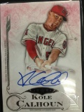 2015 Topps Five Star Kole Calhoun Angels Autograph Baseball Card