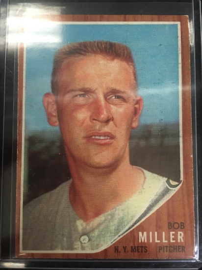 1962 Topps #293 Bob Miller Mets Vintage Baseball Card