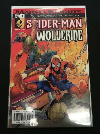 Spiderman Wolverine #2-Marvel Comic Book