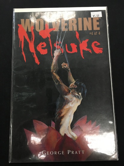 Wolverine Netsuke #4/4-Marvel Comic Book