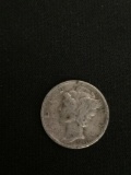 1945-United States Mercury Silver Dime - 90% Silver Coin