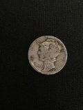 1945-United States Mercury Silver Dime - 90% Silver Coin