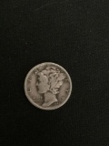 1943-S United States Mercury Silver Dime - 90% Silver Coin