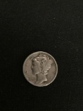 1944-S United States Mercury Silver Dime - 90% Silver Coin