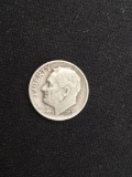 1953-D United States Roosevelt Dime - 90% Silver Coin