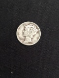 1944-United States Mercury Silver Dime - 90% Silver Coin