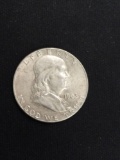 1963-D United States Franklin Half Dollar - 90% Silver Coin