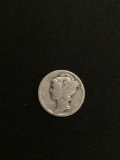 1945-United States Mercury Silver Dime - 90% Silver Coin