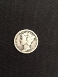 1926-United States Mercury Silver Dime - 90% Silver Coin