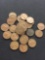 25 Count Lot of United States Lincoln Cent Wheat Pennies