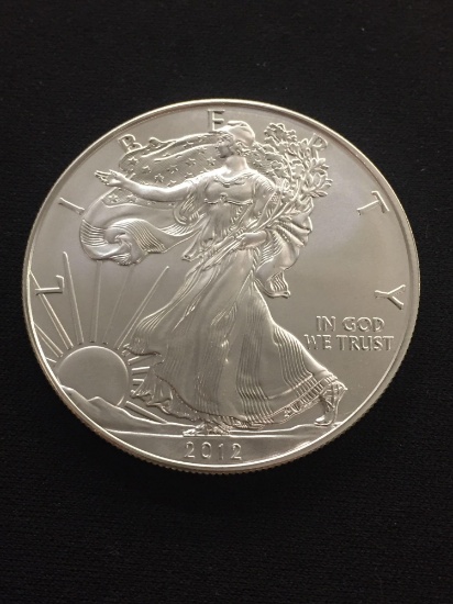 2012 American Silver Eagle 1 Ounce .999 Fine Silver Bullion Coin