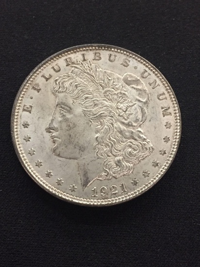 1921-D United States Morgan Silver Dollar - 90% Silver Coin