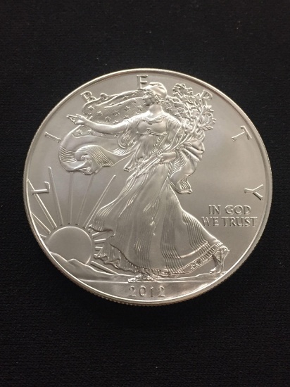 2012 American Silver Eagle 1 Ounce .999 Fine Silver Bullion Coin