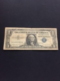 1957-A United States $1 Silver Certificate Currency Bill Note