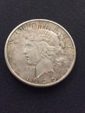1925-S United States Peace Silver Dollar - 90% Silver Coin