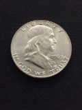 1963-D United States Franklin Half Dollar - 90% Silver Coin