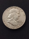 1963-D United States Franklin Half Dollar - 90% Silver Coin