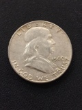 1960-D United States Franklin Half Dollar - 90% Silver Coin