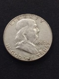 1963-D United States Franklin Half Dollar - 90% Silver Coin