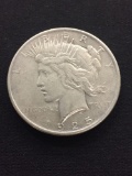 1925 United States Peace Silver Dollar - 90% Silver Coin