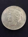 1922 United States Peace Silver Dollar - 90% Silver Coin