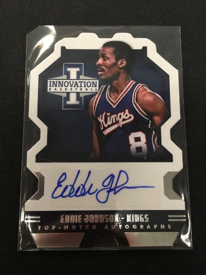 2013-14 Panini Innovation Eddie Johnson Kings Autograph Basketball Card /325